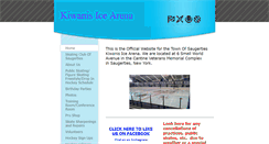 Desktop Screenshot of kiwanisicearena.com